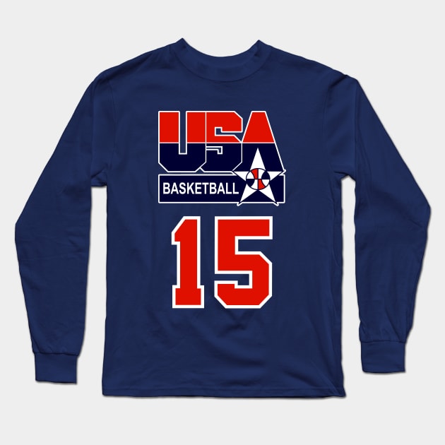 USA DREAM TEAM 92 - Magic Long Sleeve T-Shirt by Buff Geeks Art